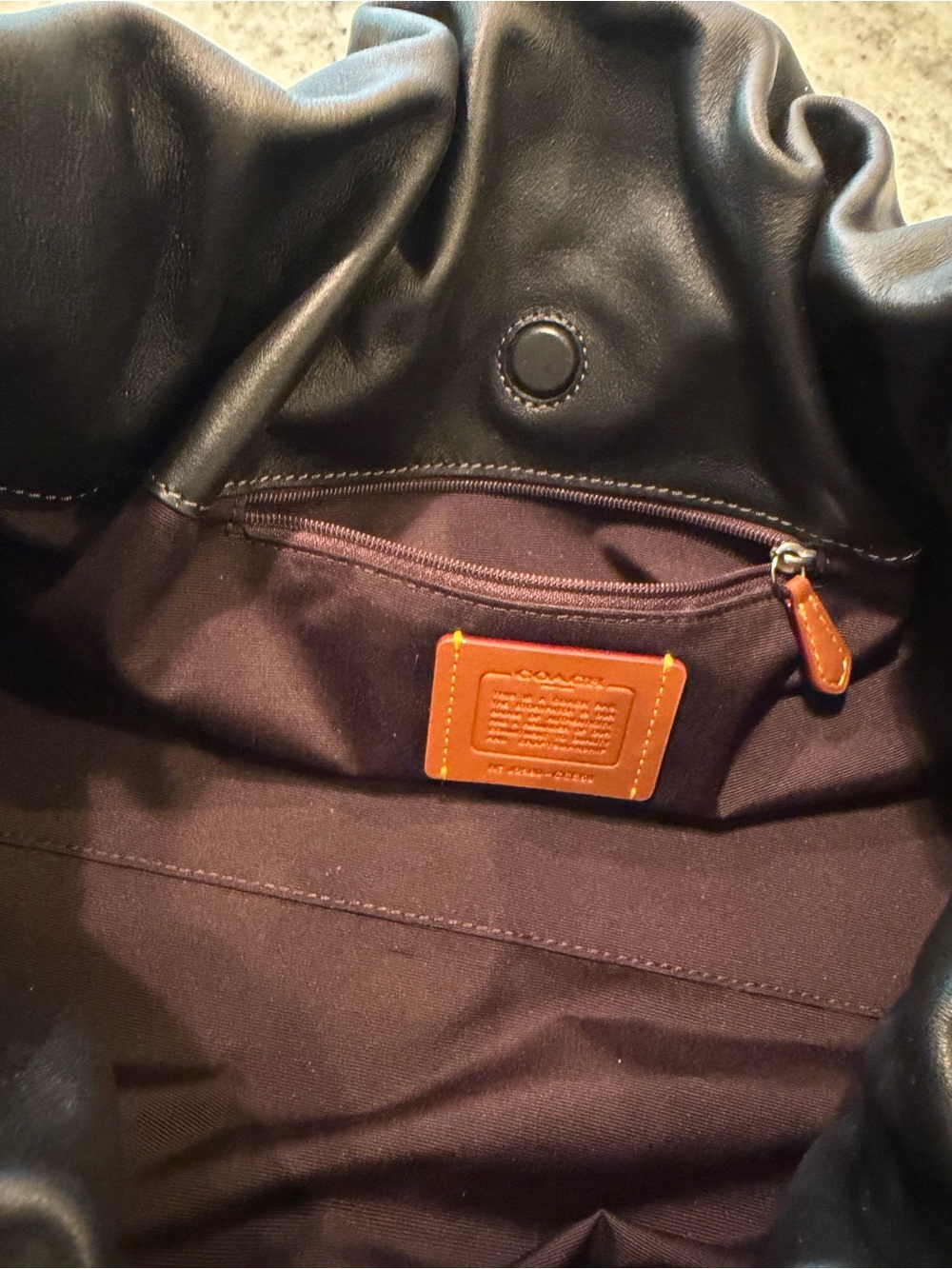 Like New Coach Large Faye Black Leather Shoulder Bag with Silver Chain - Picture 15 of 16
